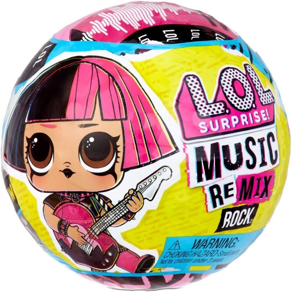 New Sealed LOL Surprise Remix Rock Dolls /w 7 Surprises Including Instrument💗
